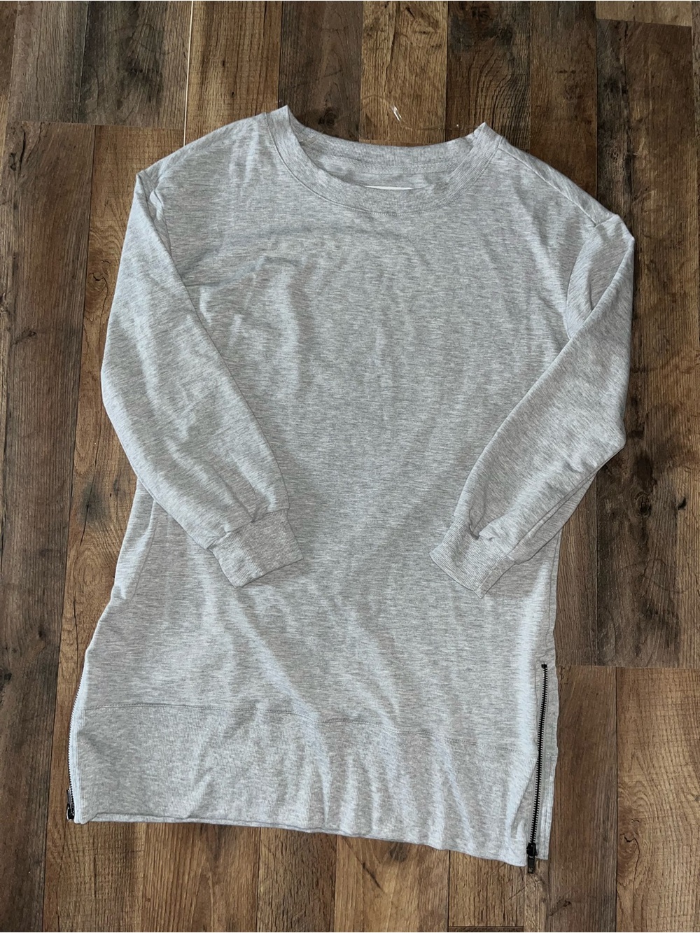Light Gray Long Sleeve Dress